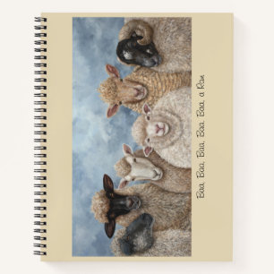 Baa, Baa, Baa, Baa, Baa a Ram Notebook Notizblock