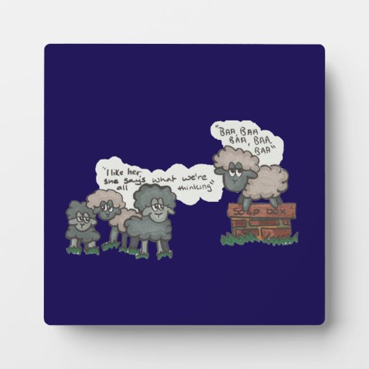 Baa, Baa, Baa Fotoplatte (Vorderseite)