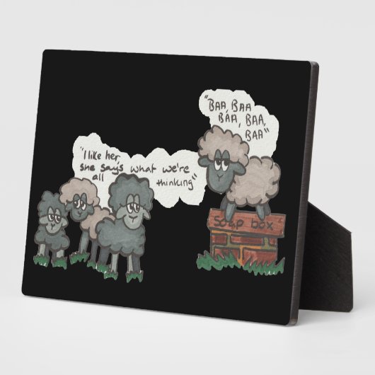 Baa, Baa, Baa Fotoplatte (Seite)