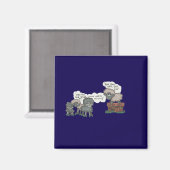 Baa, Baa, Baa Magnet (Vorderseite/Rückseite)