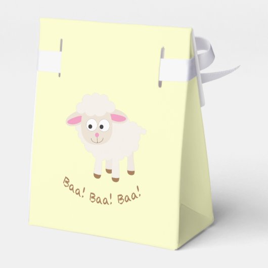 Baa! Baa! Baa! Niedlich Little Lamb Geschenkschachtel (Rückseite)