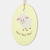 Baa! Baa! Baa! Niedlich Little Lamb Keramik Ornament (Links)