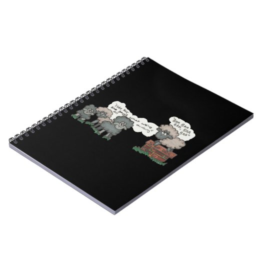 Baa, Baa, Baa Notizblock (Linke Seite)