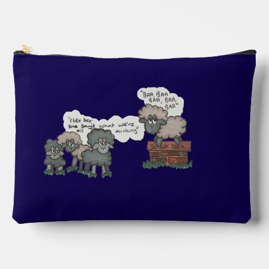 Baa, Baa, Baa Zubehörtasche (Vorderseite)