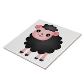 Baa Baa Black Sheep Fliese (Seite)