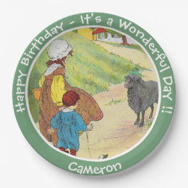 Baa, Baa, Black Sheep Geburtstagsparty Collection Pappteller