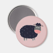Baa Baa Black Sheep Magnet (Vorderseite/Rückseite)