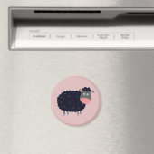 Baa Baa Black Sheep Magnet (In Situ (Geschirrspüler))