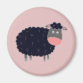 Baa Baa Black Sheep Magnet (Vorne)
