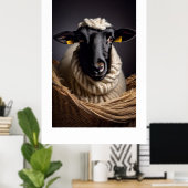 Baa Baa Black Sheep Poster (Heimbüro)