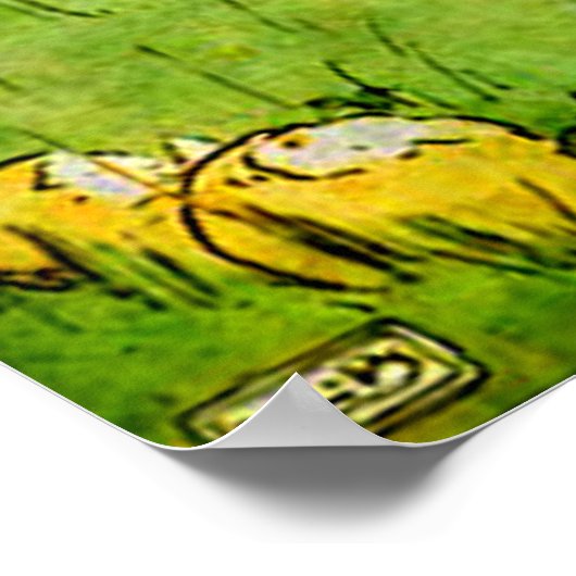 Baa Baa Black Sheep Poster (Ecke)