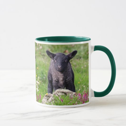 Baa-Baa Black Sheep-Tasse Tasse (Rechts)