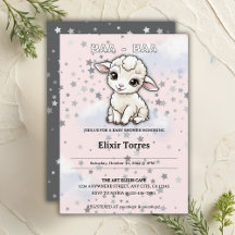 Baa-baa Kleine Lamm-Stars Babydusche