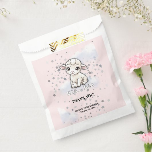 Baa-baa Kleine Lamm-Stars Babydusche Geschenktütchen (Versiegelt)