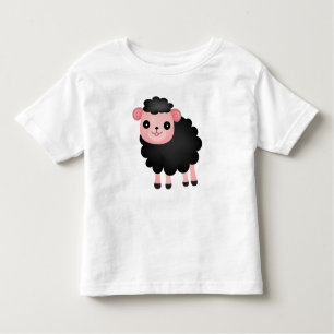 Baa Baa Schwarz Schafe Kleinkind T-shirt