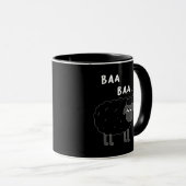Baa Baa Schwarz Schafe Tasse (VorderseiteRechts)