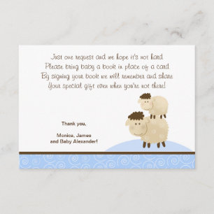 Baa Baa Sheep (Blue color) UAWG Enclosure Cards Begleitkarte