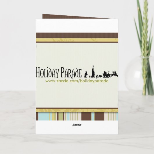 Baa Card Feiertagskarte (Rückseite)