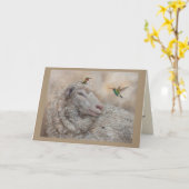 Baa Hum Bug Card Karte (Gelbe Blume)