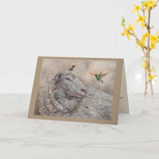 Baa Hum Bug Card Karte (Gelbe Blume)