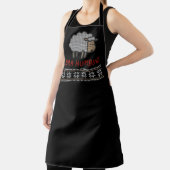 Baa Humbug Christmas Sheep | Ugy Sweater Style Schürze (InSitu)