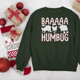 Baa Humbug Funny Wallis Blacknowledged Weihnachten Sweatshirt