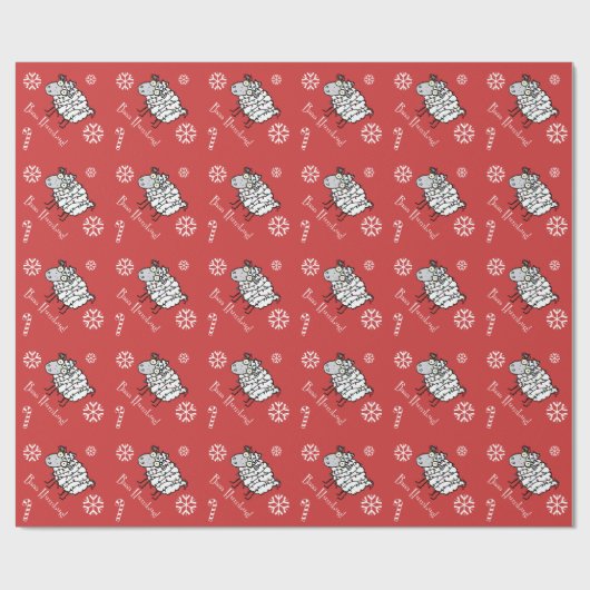 Baa Humbug Niedlich Sheep Geschenkpapier (Flach)