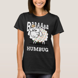 Baa Humbug Niedliche Schafweihnachtsmänner Frauen T-Shirt