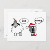 Baa Humbug Postcard Postkarte (Vorne/Hinten)