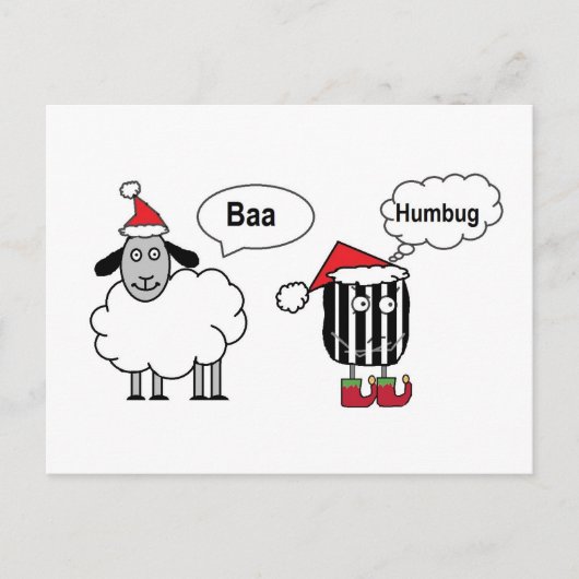 Baa Humbug Postcard Postkarte (Vorderseite)