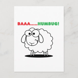 Baa....Humbug! Postkarte