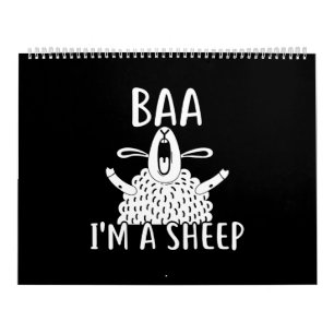 Baa, ich bin ein Schaf Anwesenheit des Schafbesi Kalender