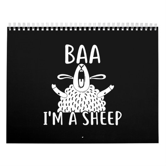 Baa, ich bin ein Schaf | Schafhalter vorhanden Kalender (Titelbild)