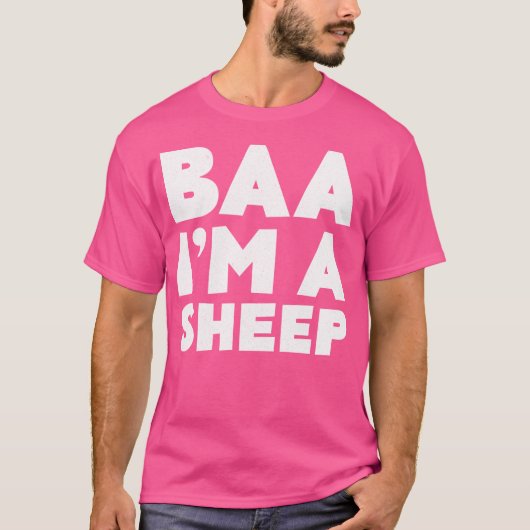 Baa, ich bin ein Schaf T-Shirt (Vorderseite)