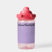 BAA-lieve Mädchen-Rosa Camelback-Wasserflasche Trinkflasche (Rückseite)