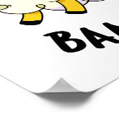 Baa-nana Funny Banana Pun Poster (Ecke)