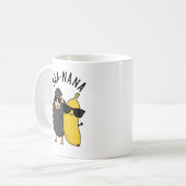 Baa-nana Funny Banana Puns Kaffeetasse (Vorderseite Links)