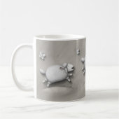 Baa Relief Galloping Sheep Kaffeetasse (Links)