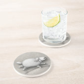 Baa Relief (Schafe 1) Getränkeuntersetzer (Seite)