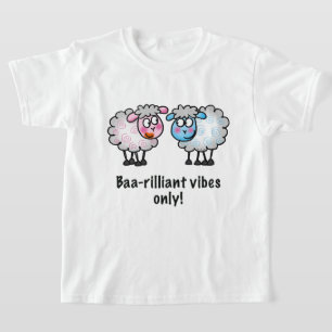 Baa-rilliant - Süßes Cartoon-Schaf-Paar T-Shirt