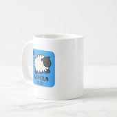 Baa-rium Funny Sheep Chemistry Pub Kaffeetasse (Vorderseite Links)