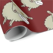 Baa Sheep Geschenkpapier (Rolleneckpunkt)