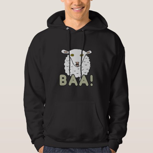Baa Sheep Hoodie (Vorderseite)