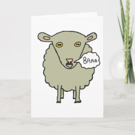 Baa Sheep Karte