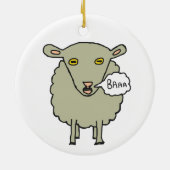 Baa Sheep Keramik Ornament (Hinten)