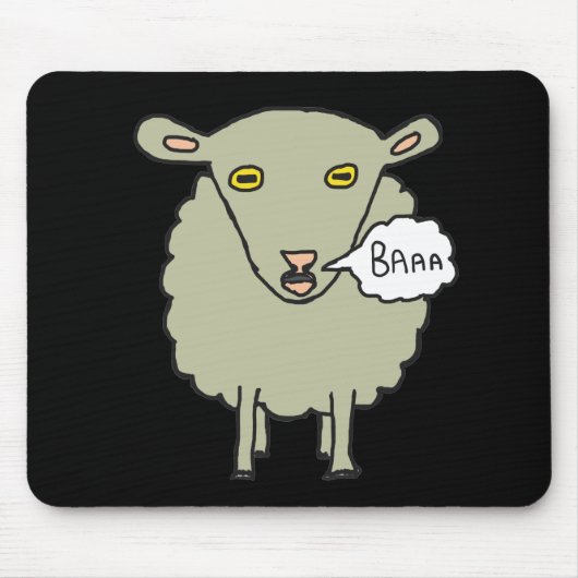 Baa Sheep Mousepad (Vorne)