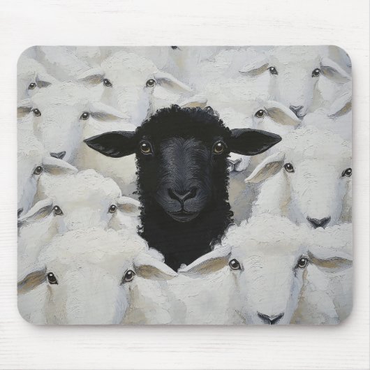 Baa-tle of Individuality Mousepad (Vorne)
