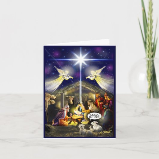 BAAA HUMBUG! - KARTE (Vorderseite)