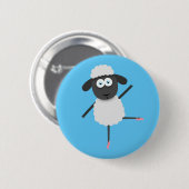 Baaa llerina button (Vorne & Hinten)