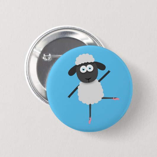 Baaa llerina button (Vorne & Hinten)